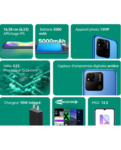 shop24-tunisie-xiaomi-redmi-10A-2go-32go-Gris shop24-tunisie-xiaomi-redmi-10A-2go-32go-Gris