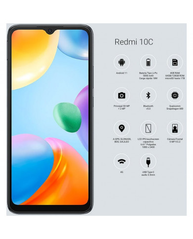 shop24-tunisie-xiaomi-redmi-10C-4go-128go-Gris shop24-tunisie-xiaomi-redmi-10C-4go-128go-Gris
