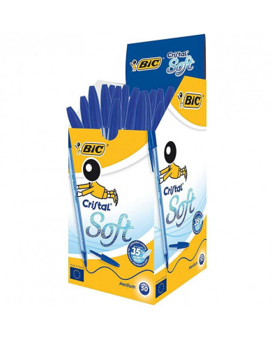 SHOP24-TUNISIE-BOITE-50-STYLOS-BIC-CRISTAL-SOFT- BLEU SHOP24-TUNISIE-BOITE-50-STYLOS-BIC-CRISTAL-SOFT- BLEU