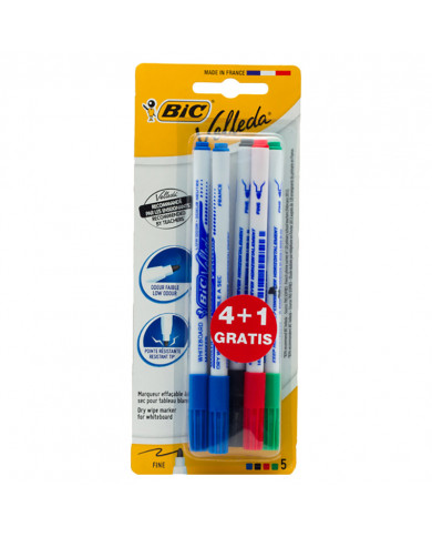 SHOP24-TUNISIE-4-MARQUEURS-TABLEAU-EFFAÇABLES-BIC-VELLEDA +1-GRATUIT SHOP24-TUNISIE-4-MARQUEURS-TABLEAU-EFFAÇABLES-BIC-VELLEDA +1-GRATUIT