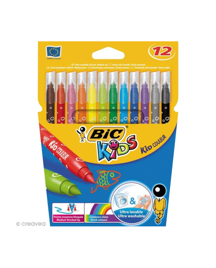 SHOP24-TUNISIE-PACK-DE-12-FEUTRES- BIC-KIDS SHOP24-TUNISIE-PACK-DE-12-FEUTRES- BIC-KIDS