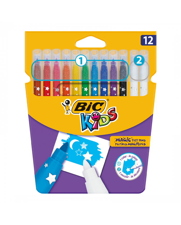 SHOP24-TUNISIE-BIC-KID-MAGIC-POCHE-DE-12 SHOP24-TUNISIE-BIC-KID-MAGIC-POCHE-DE-12