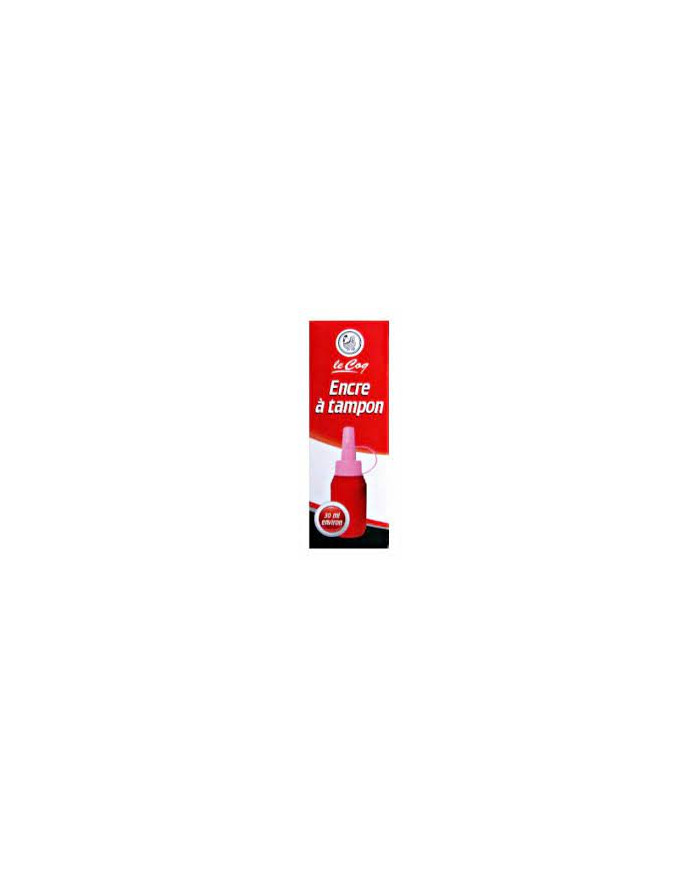 SHOP24-TUNISIE-FLACON-ENCRE-TAMPON-ROUGE-28ML-LE-COQ SHOP24-TUNISIE-FLACON-ENCRE-TAMPON-ROUGE-28ML-LE-COQ