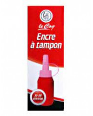 SHOP24-TUNISIE-FLACON-ENCRE-TAMPON-ROUGE-28ML-LE-COQ SHOP24-TUNISIE-FLACON-ENCRE-TAMPON-ROUGE-28ML-LE-COQ