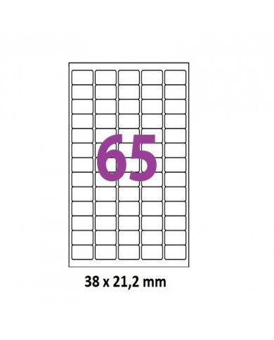 shop24-ETIQUETTES-ADHESIVES-MATTE -Etiquette-AD-38x21,2mm(A4/65)-DC90005 shop24-ETIQUETTES-ADHESIVES-MATTE -Etiquette-AD-38x21,2mm(A4/65)-DC90005