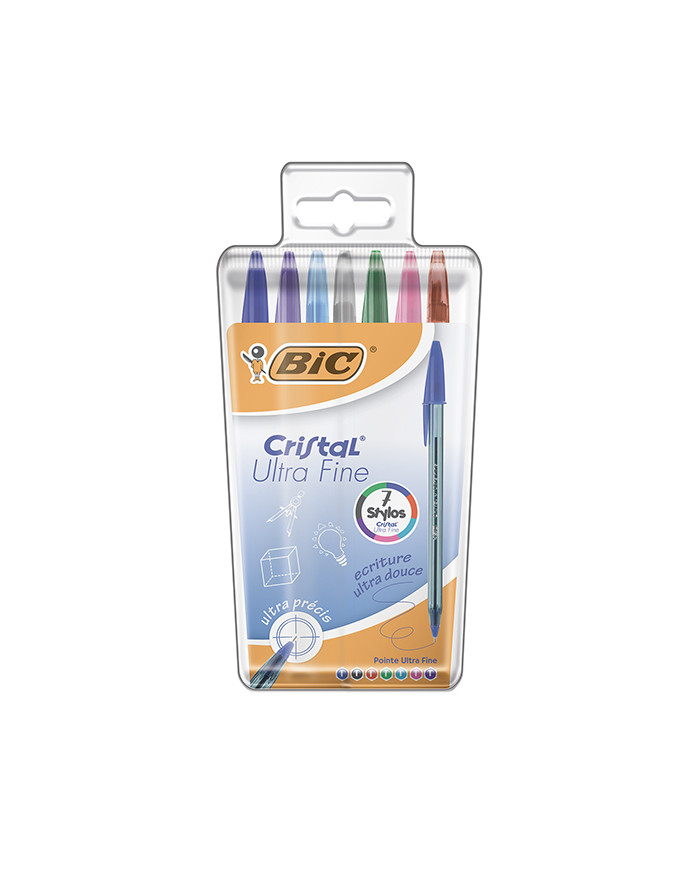 SHOP24-TUNISIE-POCHETTE-DE-7-STYLO-BIC-CRISTAL-ULTRA-FINE SHOP24-TUNISIE-POCHETTE-DE-7-STYLO-BIC-CRISTAL-ULTRA-FINE