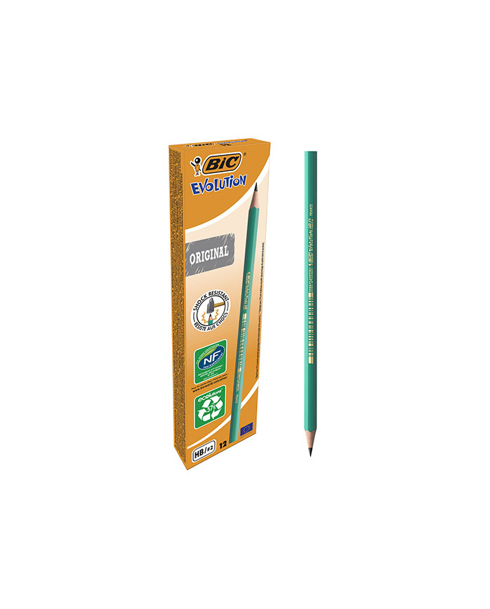 BOX DE 12 CRAYON BIC ECO EVOLUTION 655HB BOX DE 12 CRAYON BIC ECO EVOLUTION 655HB
