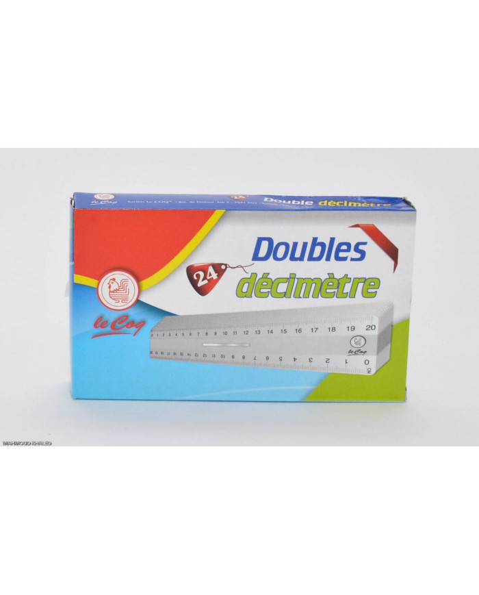 SHOP24-TUNISIE-DOUBLE-DECIMETRE-LE-COQ SHOP24-TUNISIE-DOUBLE-DECIMETRE-LE-COQ
