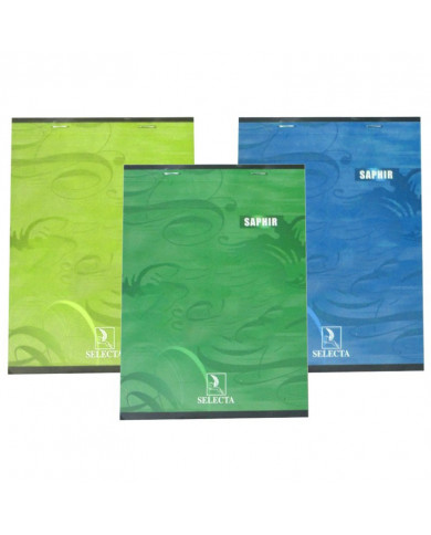 SHOP24-TUNISIE-BLOC-NOTE-SAPHIR-A5-100P-UNI SHOP24-TUNISIE-BLOC-NOTE-SAPHIR-A5-100P-UNI