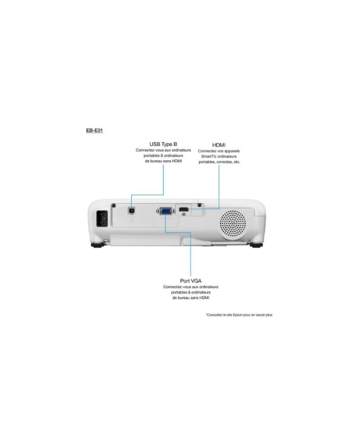 SHOP24-VIDEO-PROJECTEUR-EPSON-EB-E01-XGA-V11H97104C SHOP24-VIDEO-PROJECTEUR-EPSON-EB-E01-XGA-V11H97104C