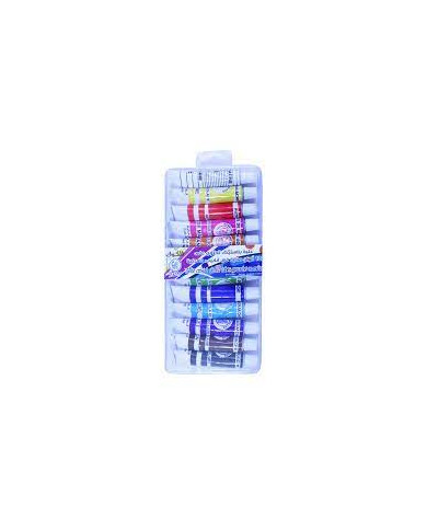 SHOP24-TUNISIE-BOITE-CRISTAL-DE-12-TUBES-GOUACHE-METAL-LE-COQ SHOP24-TUNISIE-BOITE-CRISTAL-DE-12-TUBES-GOUACHE-METAL-LE-COQ