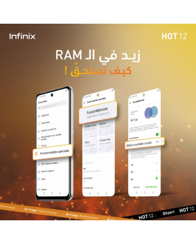 SHOP24-INFINIX-HOT12-4G-64G-NOIR-X6817 SHOP24-INFINIX-HOT12-4G-64G-NOIR-X6817