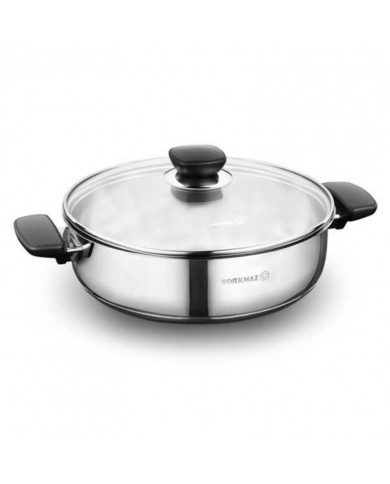 SHOP24-TUNISIE-SHALOW-PAN-KORKMAZ-KAPPA-24CM SHOP24-TUNISIE-SHALOW-PAN-KORKMAZ-KAPPA-24CM
