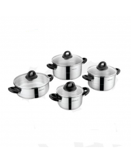 SHOP24-TUNISIE-SET-DE-CUISINE-KORKMAZ-HERA-INOX-INDUCTION-8-PIERCES-NOIR SHOP24-TUNISIE-SET-DE-CUISINE-KORKMAZ-HERA-INOX-INDUCTION-8-PIERCES-NOIR