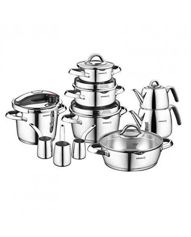 SHOP24-TUNISIE-SET-DE-CUISINE-KORKMAZ-VERTEX-INDUCTION-17-PIERCES-INOX SHOP24-TUNISIE-SET-DE-CUISINE-KORKMAZ-VERTEX-INDUCTION-17-PIERCES-INOX