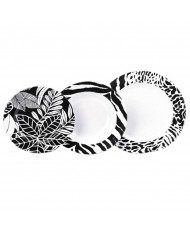 SHOP24-TUNISIE-SERVICE-A-TABLE-NOIR-KORKMAZ-24-PIECES-PORCELAINE SHOP24-TUNISIE-SERVICE-A-TABLE-NOIR-KORKMAZ-24-PIECES-PORCELAINE