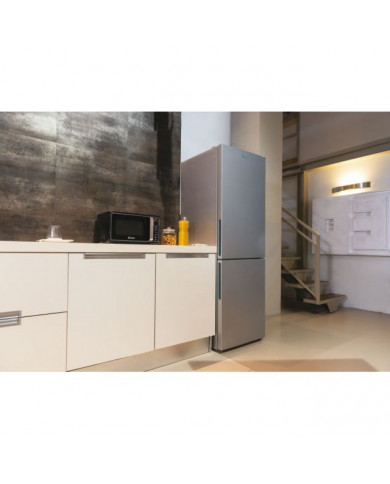 SHOP24-Refrigerateur-Candy-Fresco-combiné-nofrost-342-litres-Silver-CCE3T618FS SHOP24-Refrigerateur-Candy-Fresco-combiné-nofrost-342-litres-Silver-CCE3T618FS