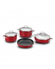 Set 7 Pièces KORKAMZ Zeta Plus Céramique A1875 - Rouge Set 7 Pièces KORKAMZ Zeta Plus Céramique A1875 - Rouge