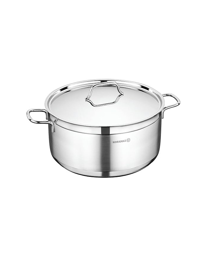Korkmaz Alfa Batterie de cuisine en acier inoxydable 10 pièces - Inox Korkmaz Alfa Batterie de cuisine en acier inoxydable 10 pièces - Inox