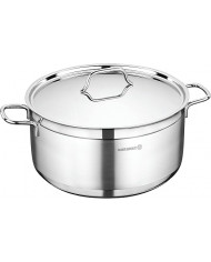 Korkmaz Alfa Batterie de cuisine en acier inoxydable 10 pièces - Inox Korkmaz Alfa Batterie de cuisine en acier inoxydable 10 pièces - Inox