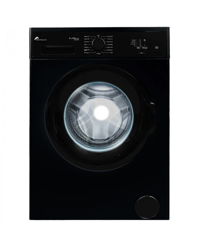 Machine à Laver MontBlanc 6 KG Noir (BU844) -  Noir Machine à Laver MontBlanc 6 KG Noir (BU844) -  Noir