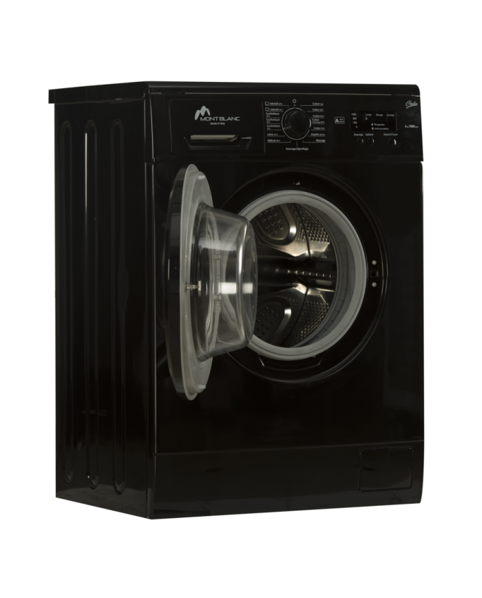 Machine à Laver MontBlanc 6 KG Noir (BU844) -  Noir Machine à Laver MontBlanc 6 KG Noir (BU844) -  Noir