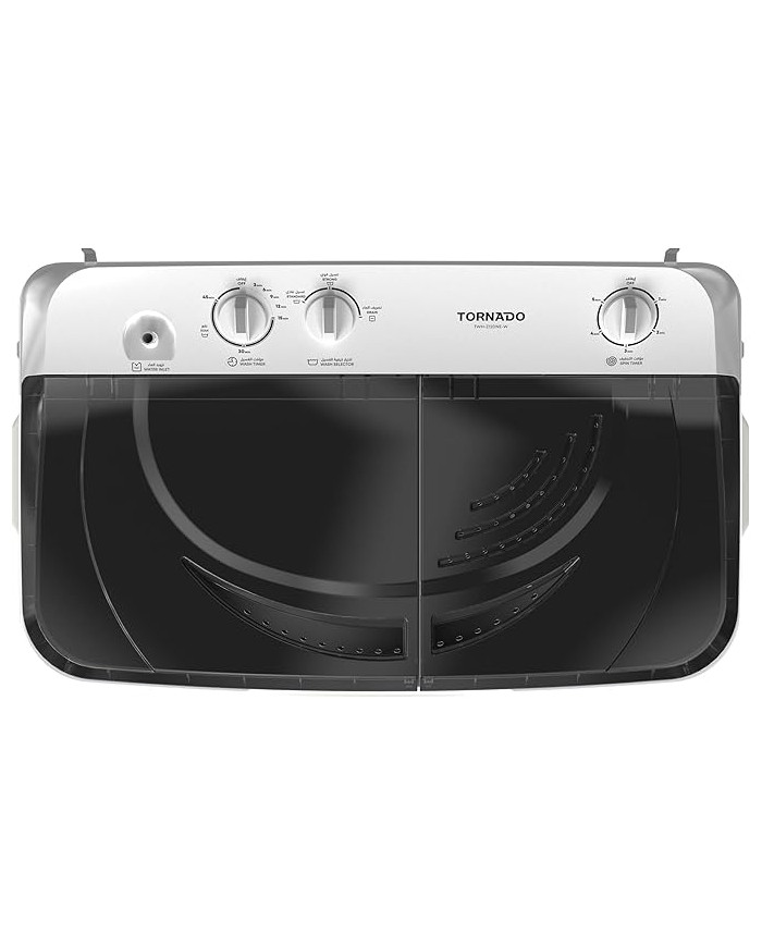 Lave-linge Tornado Semi-Automatique, 12 Kg, Twh-Z12Dne-W - Blanc Lave-linge Tornado Semi-Automatique, 12 Kg, Twh-Z12Dne-W - Blanc
