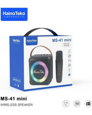 Haino Teko MS 41 Mini : Haut-parleur Bluetooth Portable avec Micro Haino Teko MS 41 Mini : Haut-parleur Bluetooth Portable avec Micro