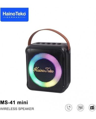 Haino Teko MS 41 Mini : Haut-parleur Bluetooth Portable avec Micro Haino Teko MS 41 Mini : Haut-parleur Bluetooth Portable avec Micro