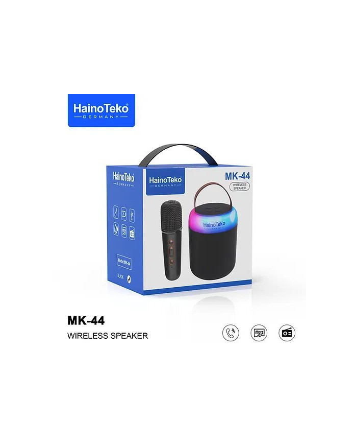 Haino Teko MK 44 : Haut-parleur Bluetooth Portable avec Micro Haino Teko MK 44 : Haut-parleur Bluetooth Portable avec Micro