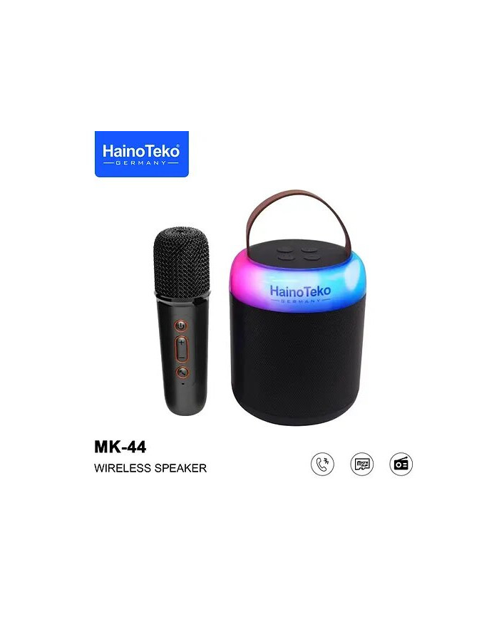 Haino Teko MK 44 : Haut-parleur Bluetooth Portable avec Micro Haino Teko MK 44 : Haut-parleur Bluetooth Portable avec Micro