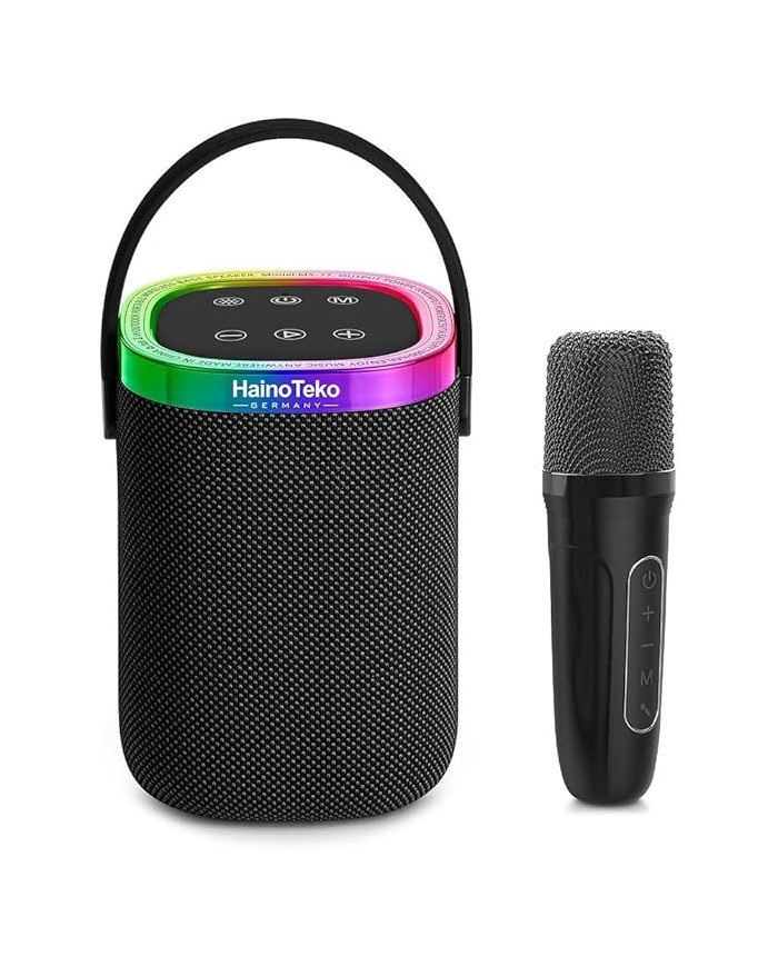 Haut-parleur Bluetooth portable Haino Teko MS-77 avec microphone sans fil Haut-parleur Bluetooth portable Haino Teko MS-77 avec microphone sans fil