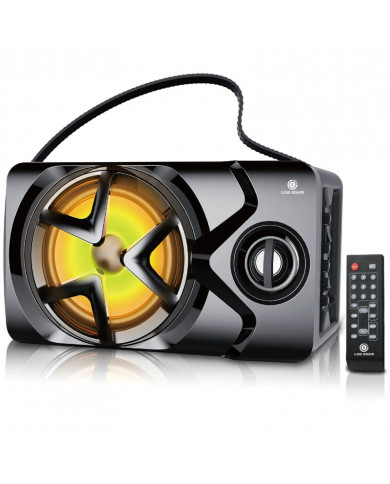 Haut Parleur Bluetooth Gold Sound Noir (GS-6202) Haut Parleur Bluetooth Gold Sound Noir (GS-6202)