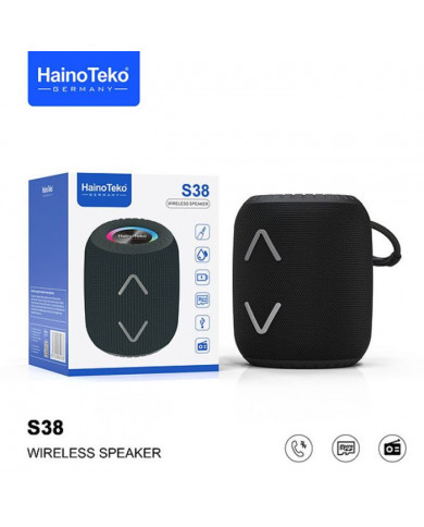 Haut-parleur Sans Fil HAINO TEKO S38 - Noir Haut-parleur Sans Fil HAINO TEKO S38 - Noir