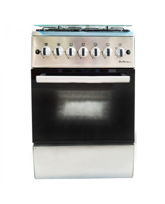 CUISINIÈRE À GAZ SOTACER F6B40G2I 60CM /60 - INOX CUISINIÈRE À GAZ SOTACER F6B40G2I 60CM /60 - INOX