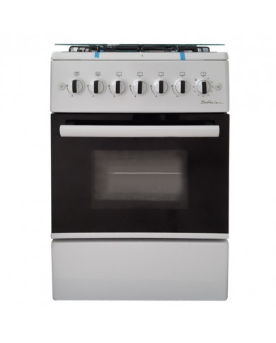CUISINIÈRE À GAZ SOTACER F6B40G2W 60cm - Blanc CUISINIÈRE À GAZ SOTACER F6B40G2W 60cm - Blanc