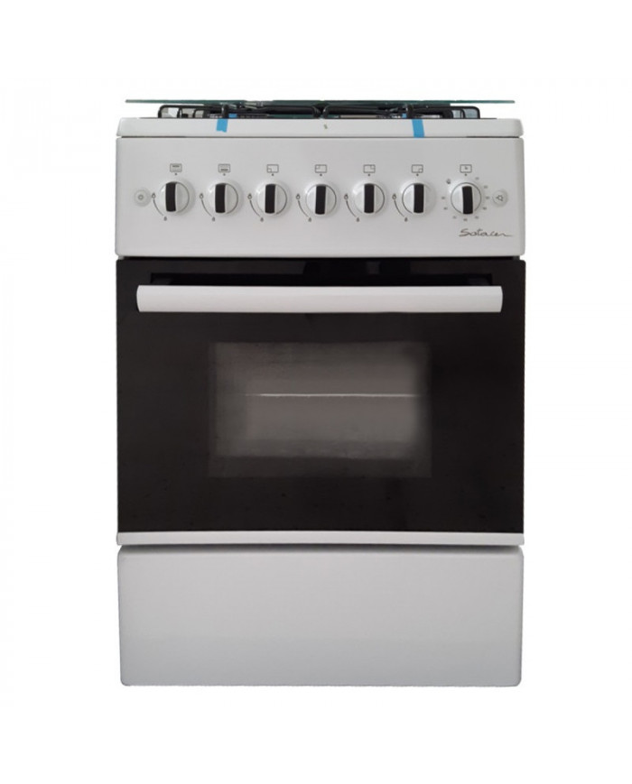 CUISINIÈRE À GAZ SOTACER F6B40G2W 60cm - Blanc CUISINIÈRE À GAZ SOTACER F6B40G2W 60cm - Blanc