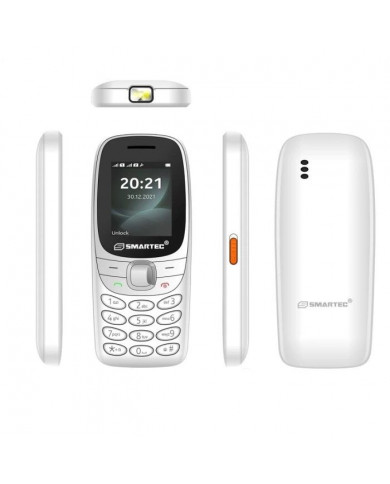 Téléphone Portable SMARTEC R6 - Blanc Téléphone Portable SMARTEC R6 - Blanc