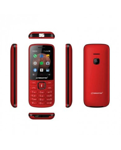 Téléphone portable smartec R24 - Rouge Téléphone portable smartec R24 - Rouge
