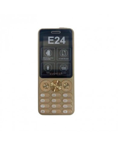 Téléphone portable Evertek E24 - Gold Téléphone portable Evertek E24 - Gold