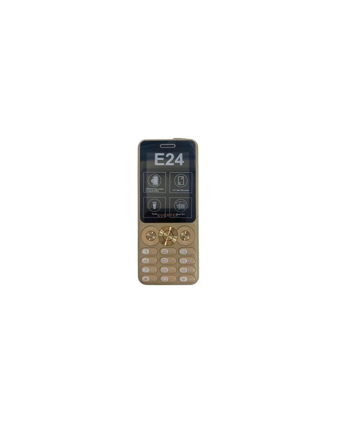 Téléphone portable Evertek E24 - Gold Téléphone portable Evertek E24 - Gold