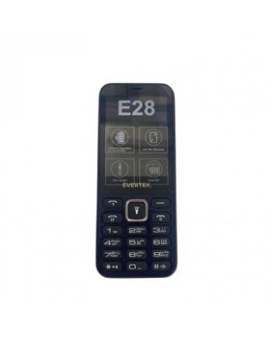 Téléphone portable Evertek E28 - Bleu Téléphone portable Evertek E28 - Bleu