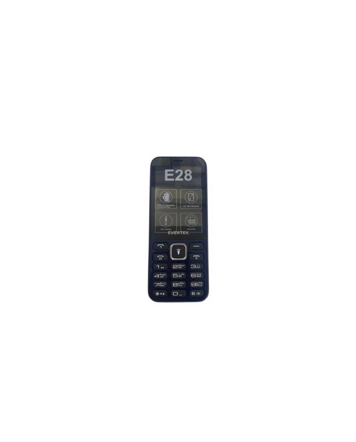 Téléphone portable Evertek E28 - Bleu Téléphone portable Evertek E28 - Bleu