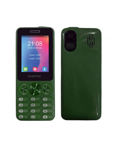 Téléphone portable Evertek E24 - Vert Téléphone portable Evertek E24 - Vert