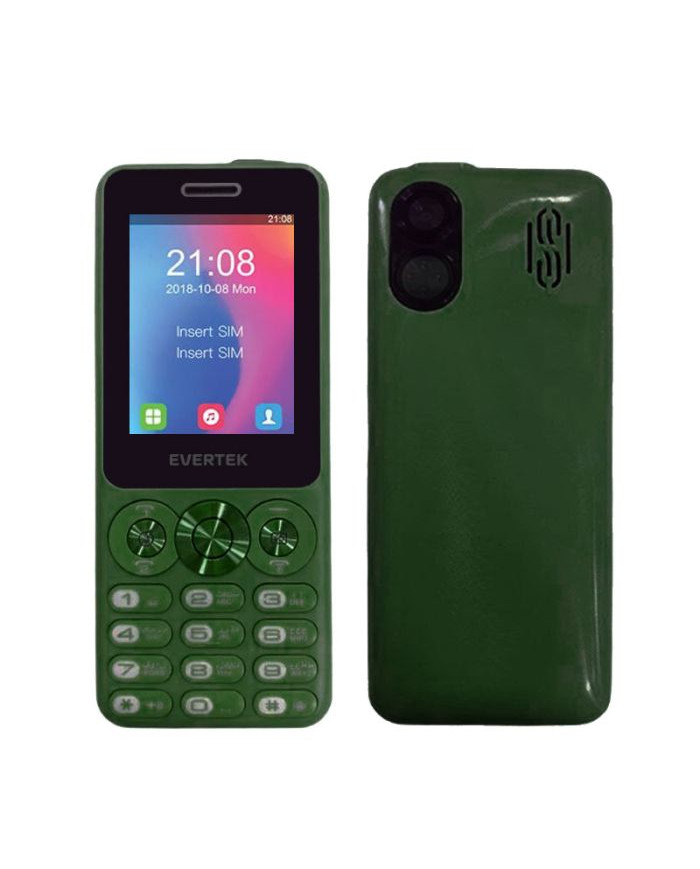 Téléphone portable Evertek E24 - Vert Téléphone portable Evertek E24 - Vert
