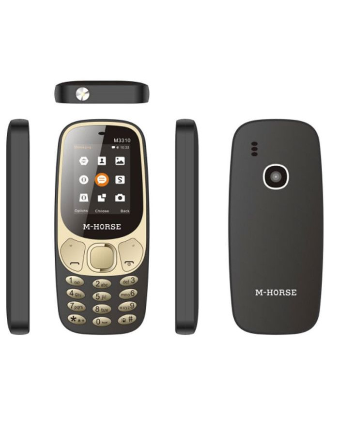 Téléphone Portable M-HORSE M3310 - Noir Téléphone Portable M-HORSE M3310 - Noir