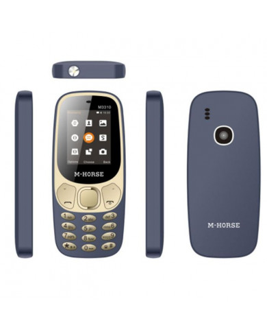 Téléphone Portable M-HORSE M3310 - Bleu Téléphone Portable M-HORSE M3310 - Bleu