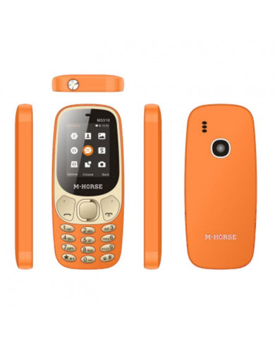 Téléphone Portable M-HORSE M3310 - Orangé Téléphone Portable M-HORSE M3310 - Orangé