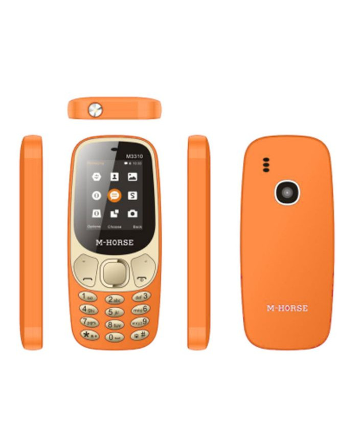 Téléphone Portable M-HORSE M3310 - Orangé Téléphone Portable M-HORSE M3310 - Orangé