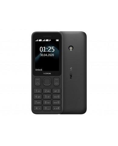Téléphone Portable Nokia 125 TA-1655 NENA2 - Noir Téléphone Portable Nokia 125 TA-1655 NENA2 - Noir